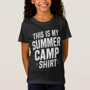 C'est mon t-shirt de camp d'été Directeur du camp 