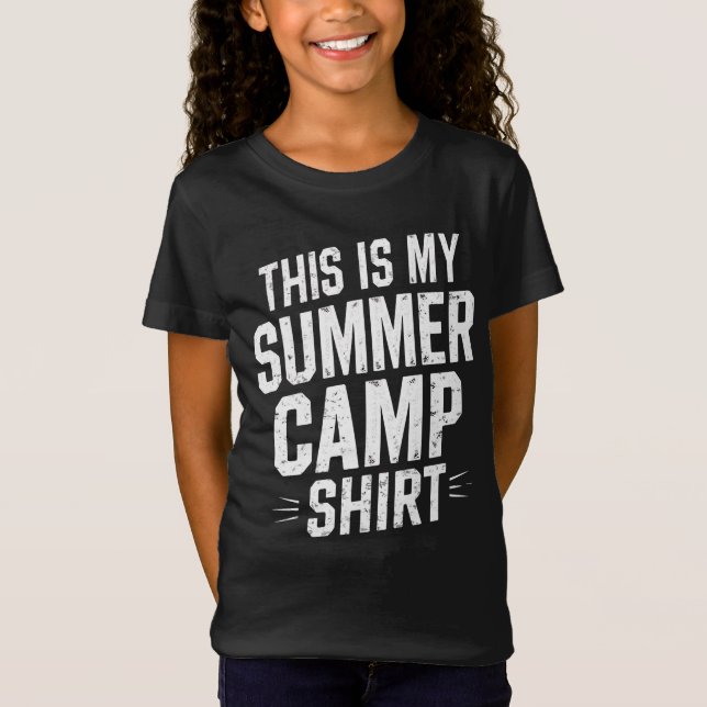 C'est mon t-shirt de camp d'été Directeur du camp  (Devant)