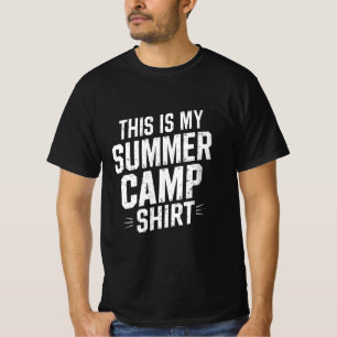 C'est mon t-shirt de camp d'été Directeur du camp 