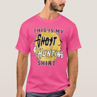 C'est mon t-shirt de chasse aux fantômes 	 Basebal