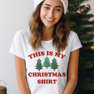 C'est Mon T-Shirt De Noël T-Shirt Drôle De Vacance