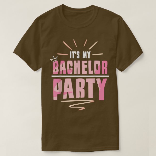 C'est mon T-Shirt d'équipe de marié pour l'enterre (Design devant)