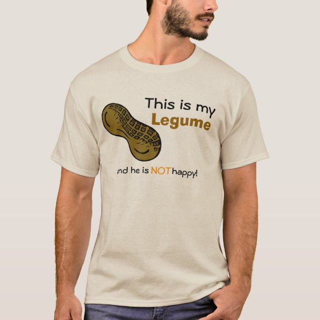 C'est mon T-shirt drôle de légumineuse (Devant)