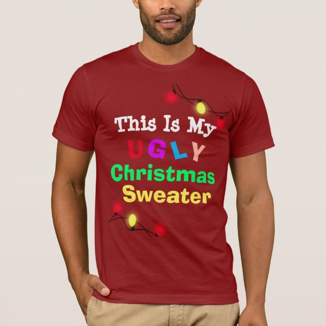 C'est mon t-shirt humoristique de Pull de Noël Lai (Devant)