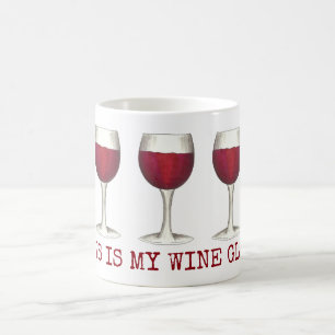 C'Est Mon Vin Verre Rouge Vin Verres Mug