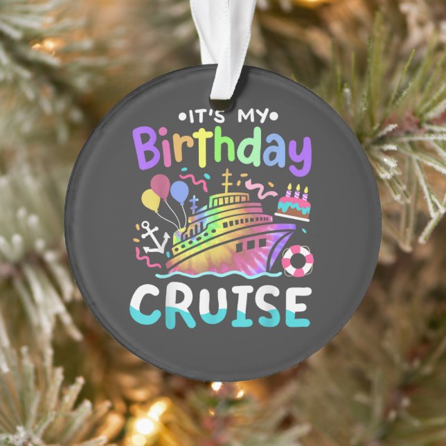C'est mon voyage de vacances en croisière Tie Dye  (Arbre)