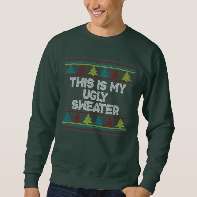 C'est My Ugly Sweater - Sweatshirt crâne de l'équi (Devant)