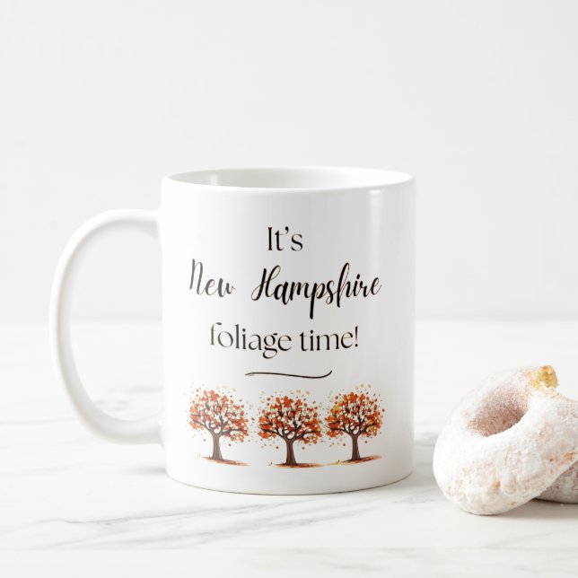 C'est New Hampshire feuillage temps Mug (Avec donut)