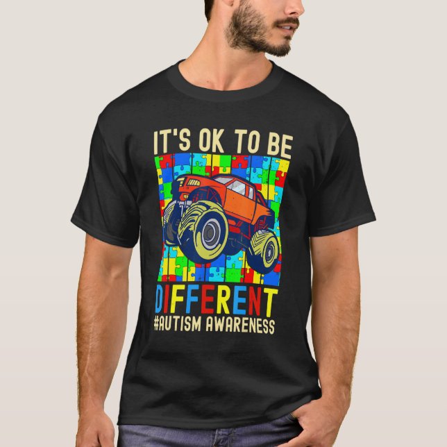 C'est Ok Pour Être Différent T-shirt de sensibilis (Devant)