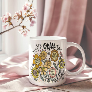 C'est Okay Pour Bohème Mug Floral