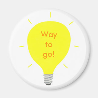 C'est parti ! Magnets de l'ampoule positive Affirm