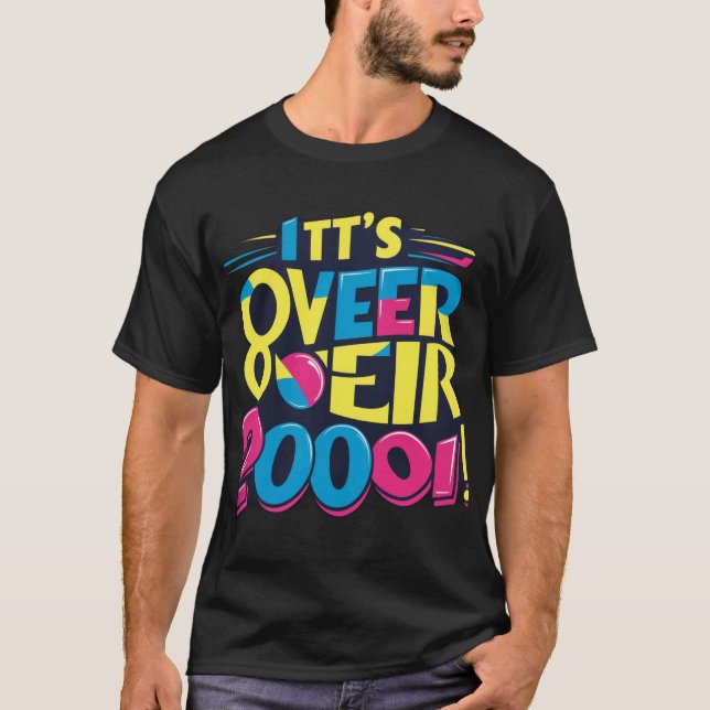 "C'est plus de 9000 !" Conception de T-shirts rétr (Devant)