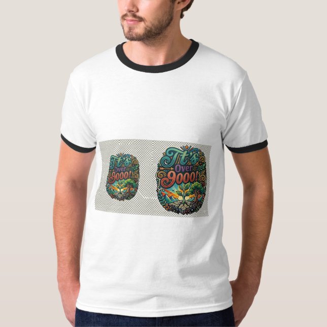 C'est plus de 9000 ! est un design de t-shirt à ha (Devant)