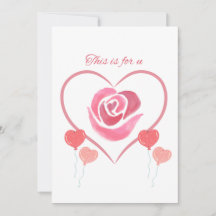 C'est pour nous, une belle carte d'invitation.