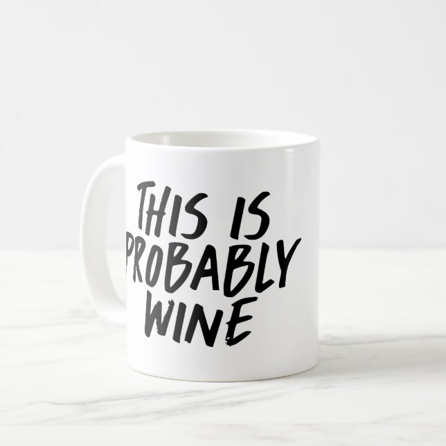 C'est probablement tasse de café de vin (Devant gauche)