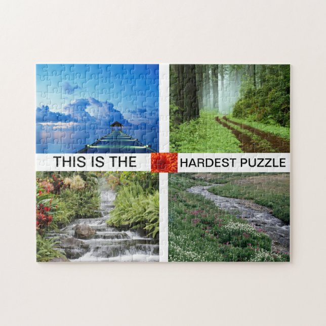 "C'est puzzle du puzzle le plus dur" (Horizontal)