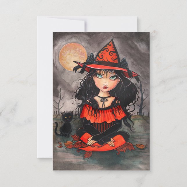 C'est quand Halloween Sorcière Halloween Carte pos (Devant)