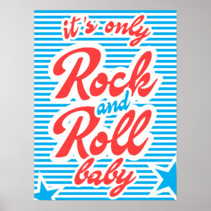C'est que Rock And Roll Baby, poster de musique, r