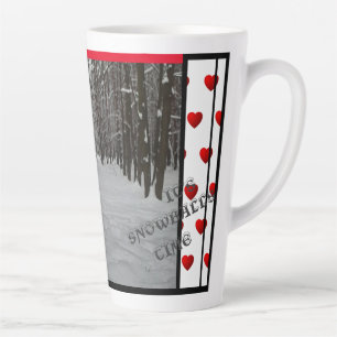 C'EST SNOWBALLS TIME LS vrai photo Latte Mug