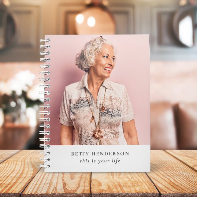 C'est ta vie | Élégant livre de mémoire photo (Créateur téléchargé)