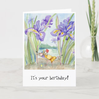 "C'est ton anniversaire !" Carte d'anniversaire