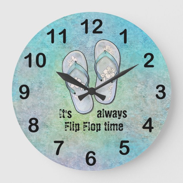 C'est toujours Flip Flop Time Horloge (Recto)