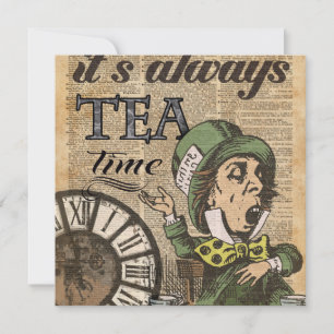 "C'est toujours l'heure du thé" Art du dictionnair