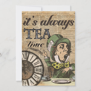 "C'est toujours l'heure du thé" Art du dictionnair