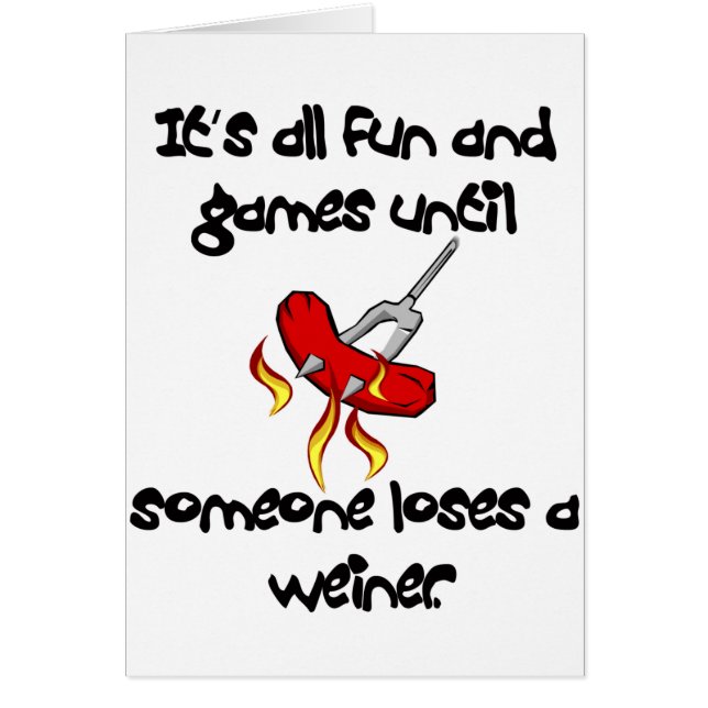 C'est tous les amusement et jeux jusqu'à ce que (Devant)