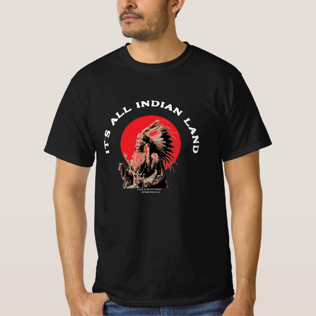 C'est tout Indien Terre Amérindien T-shirt de base (Devant)