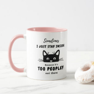 C'est Trop Peopley Chat Mug