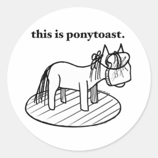 c'est un autocollant de ponytoast