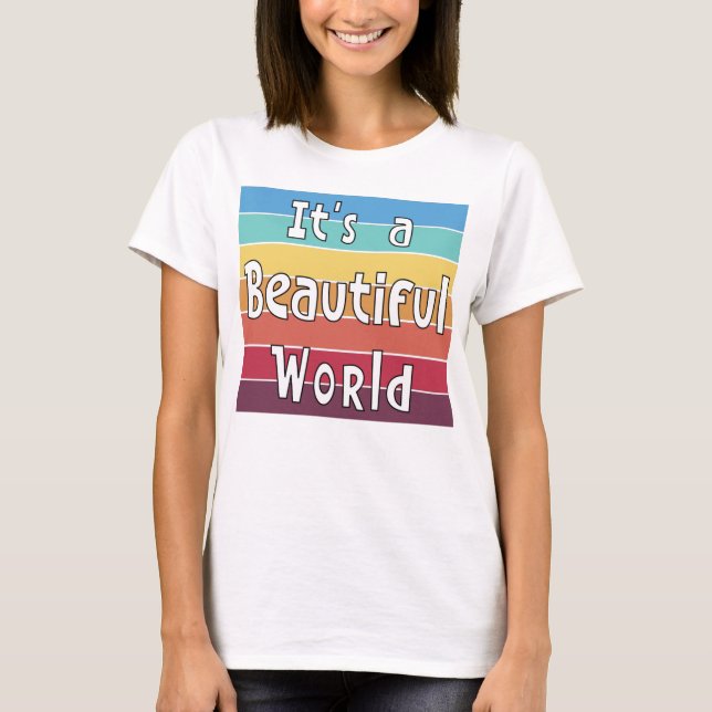 C'est un beau T-shirt World (Devant)