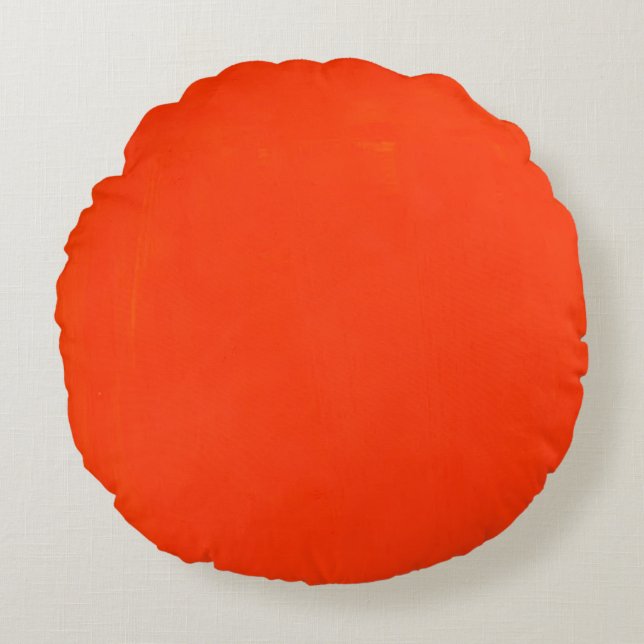 C'est un bel Coussin d'orange ronde. (Devant)