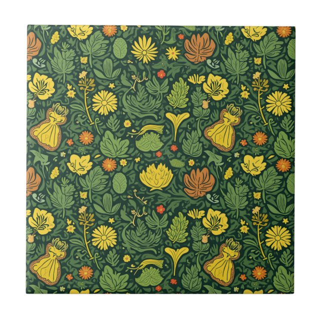 C'est un carreau en céramique. (Devant)