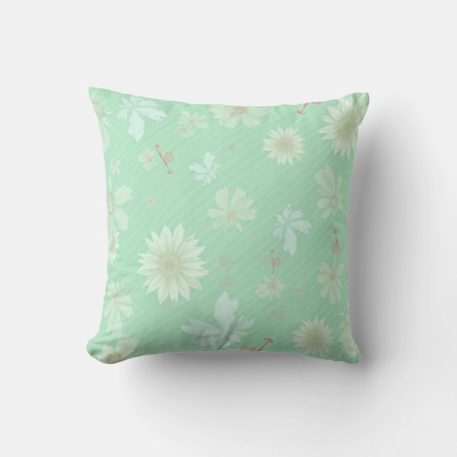 C'est un coussin brillant avec un backgro couleur  (Recto)