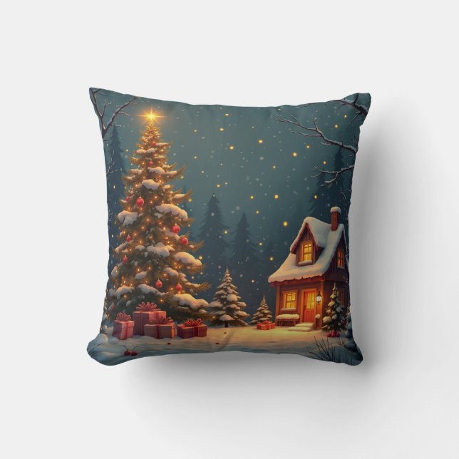 C'est un coussin d'humeur de Noël. (Recto)