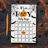 "C'est un garçon" Citrouille Halloween Baby shower
