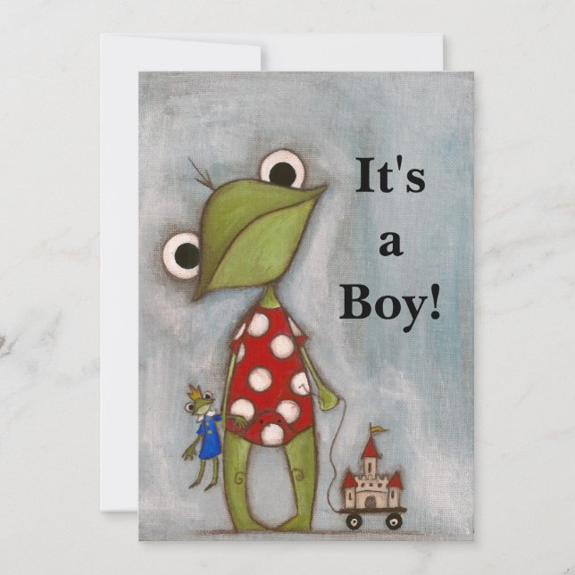 C'est un garçon ! - FAIRE-PART DE NAISSANCE (Devant)