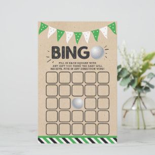 C'est un garçon ! Golf Thème Co-ed Baby shower Bin