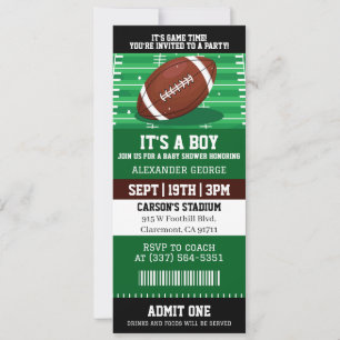 C'est un garçon Invitation à une Baby Shower avec 