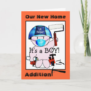 C'est un garçon ! Lil' Carpenter Faire-part