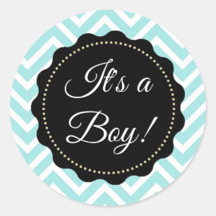 C'est un garçon ! Stickers baby shower