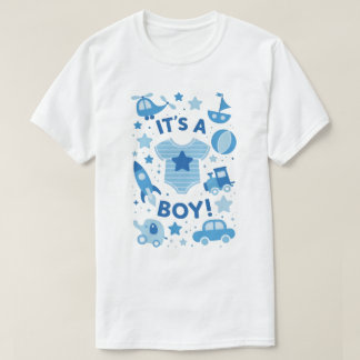 C'est un garçon - T-Shirt Unisexe Moderne pour Cél
