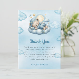 C'est un garçon Teddy Bear Baby shower Carte de re