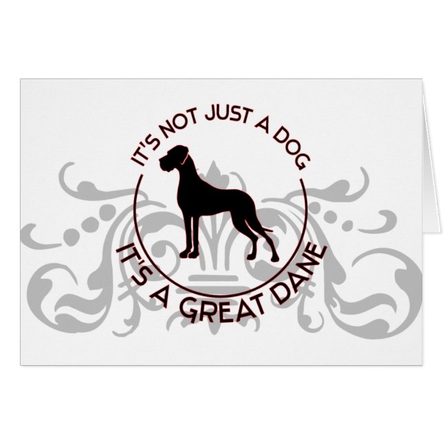 C'est un Grand Danois (Devant horizontal)