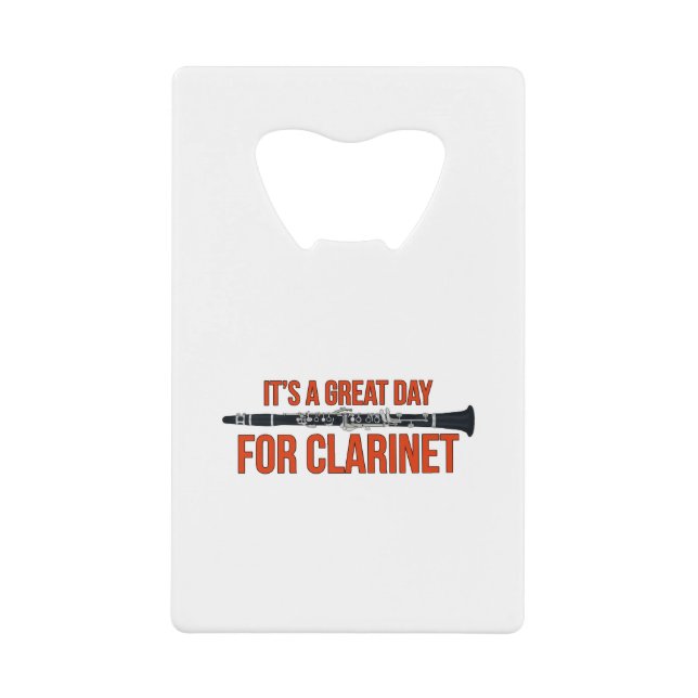 C'est un grand jour pour Clarinet (Devant)