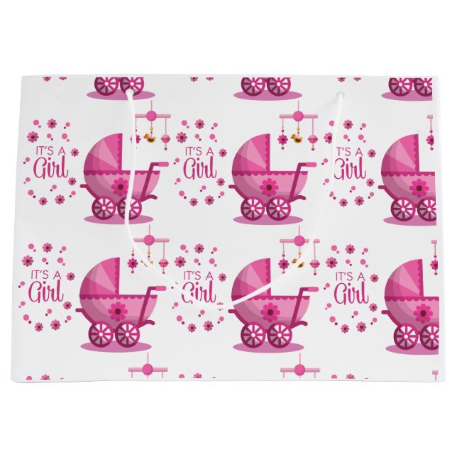C'est un grand sac cadeau fille (Devant)