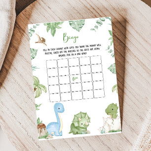 C'est un jeu de bingo pour Baby Shower avec un gar