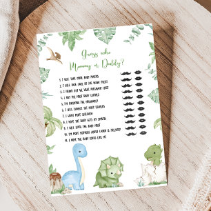 C'est un jeu de devinette pour une baby shower sur